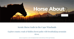 Desktop Screenshot of horseabout.co.za