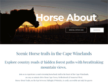 Tablet Screenshot of horseabout.co.za